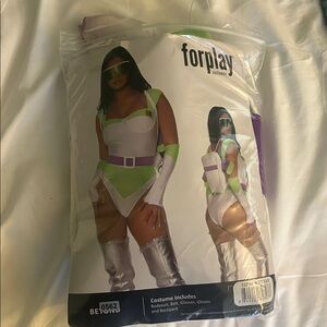 Forplay Galactic Adventurer Costume with Green and Silver